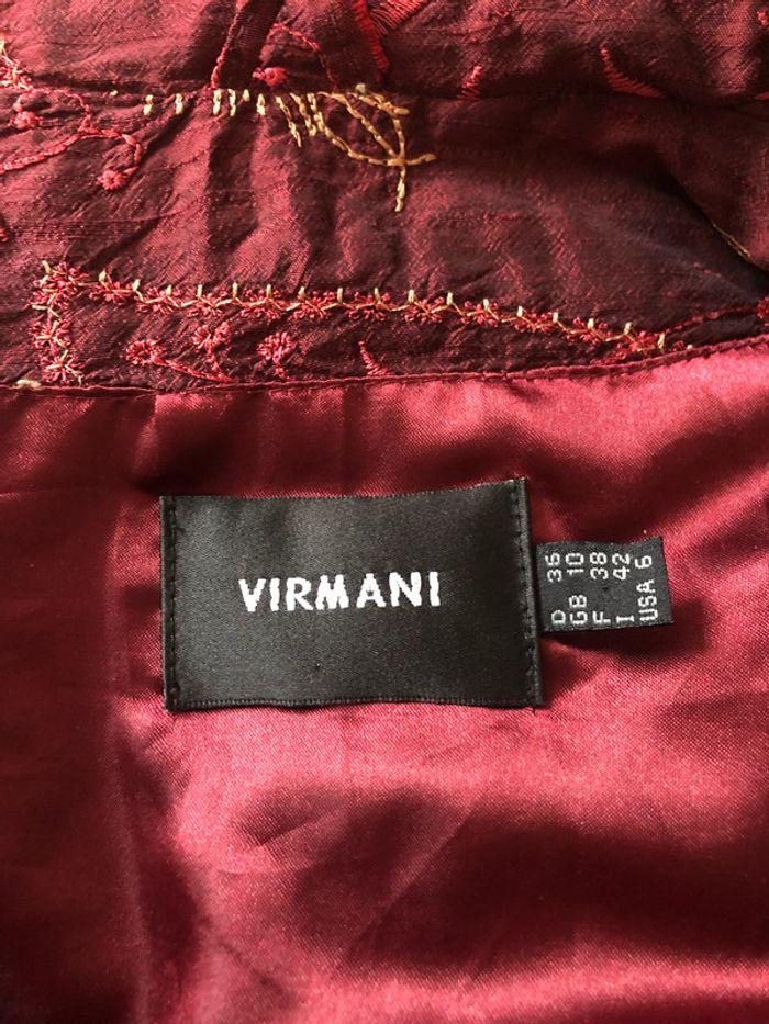 Vintage Veste créateur Virmani 100 % soie  M/38/10 - photo numéro 8