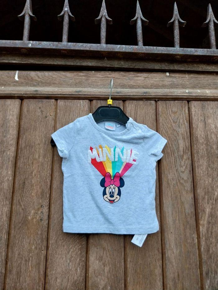 Tee-shirt minnie bébé 6 mois