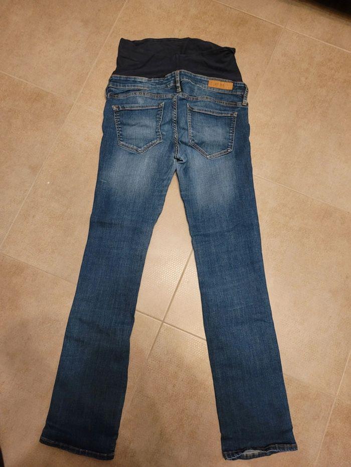 Jeans grossesse maternité mama straight h&m  taille 36 - photo numéro 3