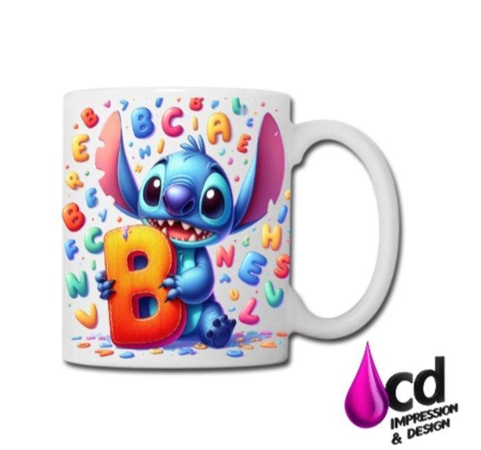 Mug Stitch Lettre B b