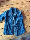 Chemise bleu jean 3-4 ans Tex