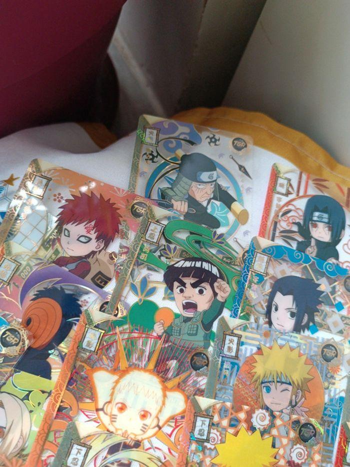 Carte card Naruto rigide transparente japonaise manga animé tcg tgr kayou lot set booster - photo numéro 13