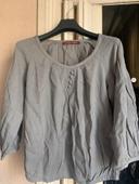 Blouse grise Comptoir des cotonniers Taille 40