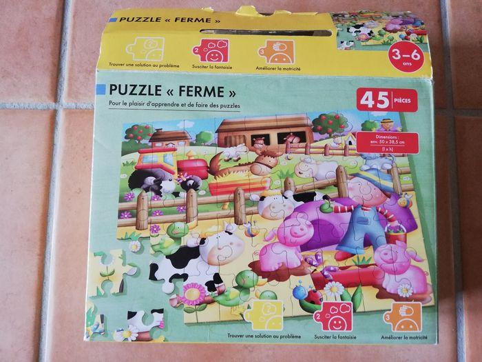 Puzzle 45 pièces animaux de la ferme - photo numéro 2