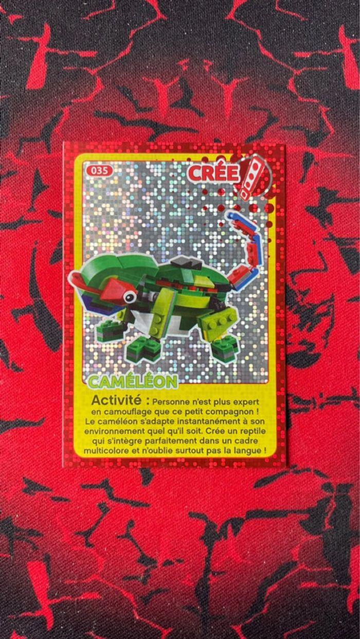 Carte Lego Créé ton Monde #035 - Caméléon