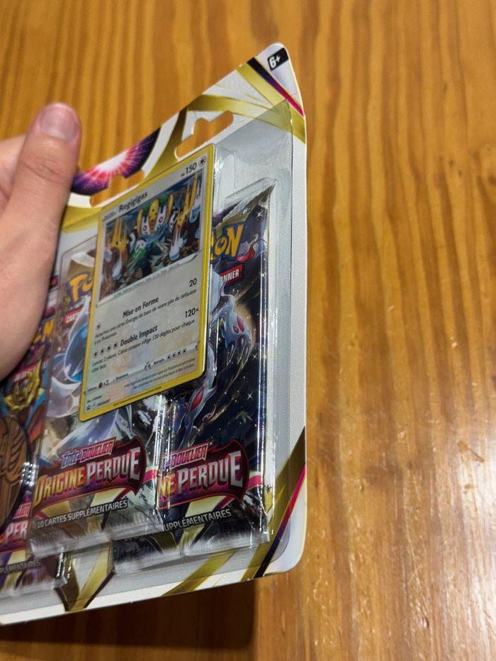 Pokémon Tripack Origine Perdue scellé - photo numéro 2