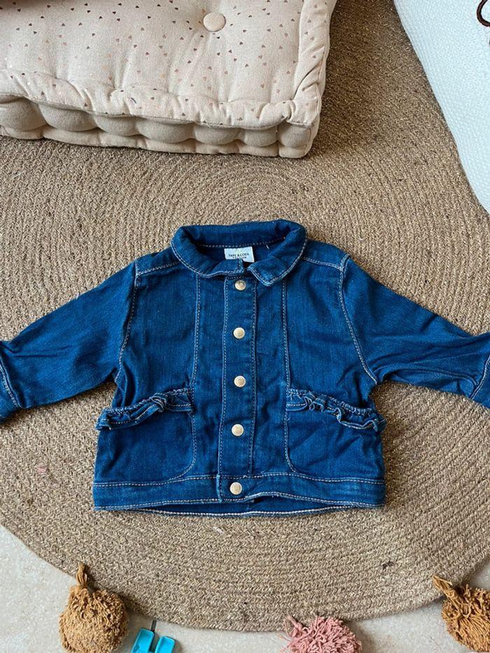 Veste en jean bébé fille - photo numéro 1