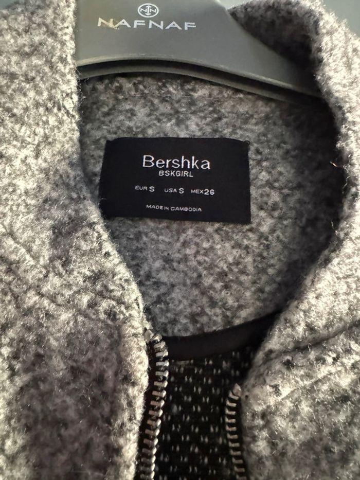 Manteau Bershka gris - photo numéro 3