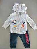 Ensemble jogging Disney bleu gris 6-9 mois