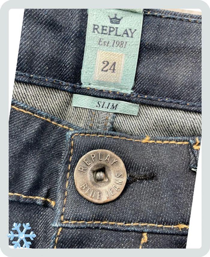 Jeans slim Replay taille W24x32 femme - photo numéro 7