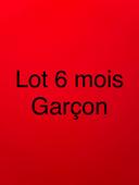 Lot 6 mois garçons