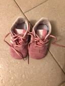 Baskets Gazelle Crib - Rose Blanc adidas