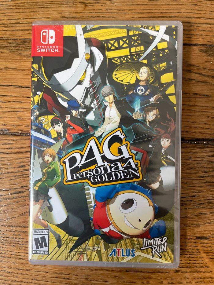 Persona 4 Golden P4G, Jeu Nintendo Switch NEUF sous blister Limited Run #214 - photo numéro 1