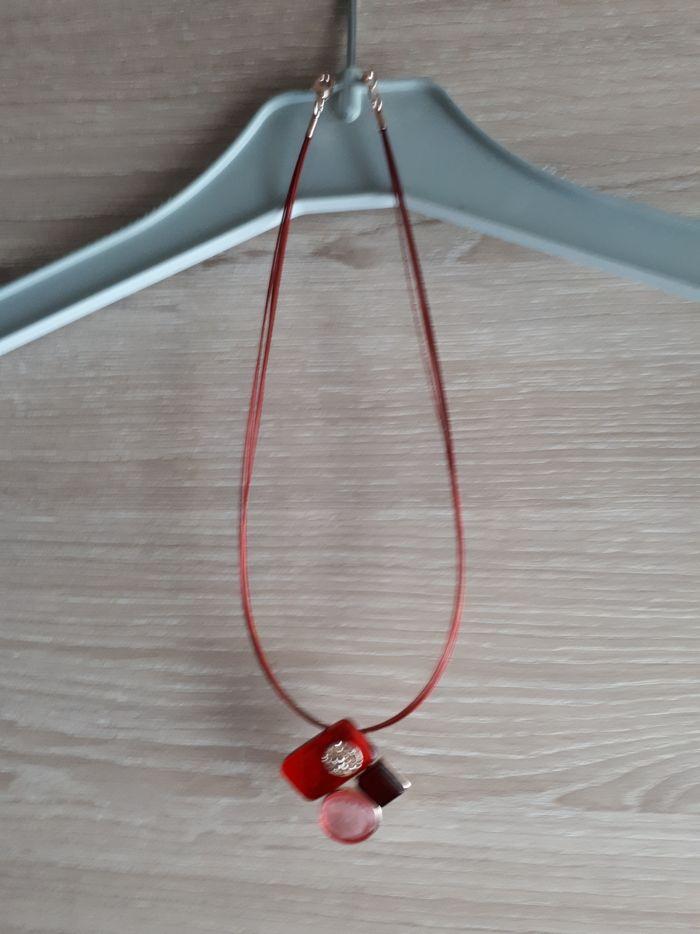 Collier en pâte de verre - photo numéro 4