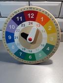 Horloge enfant  pour apprendre à lire l heure