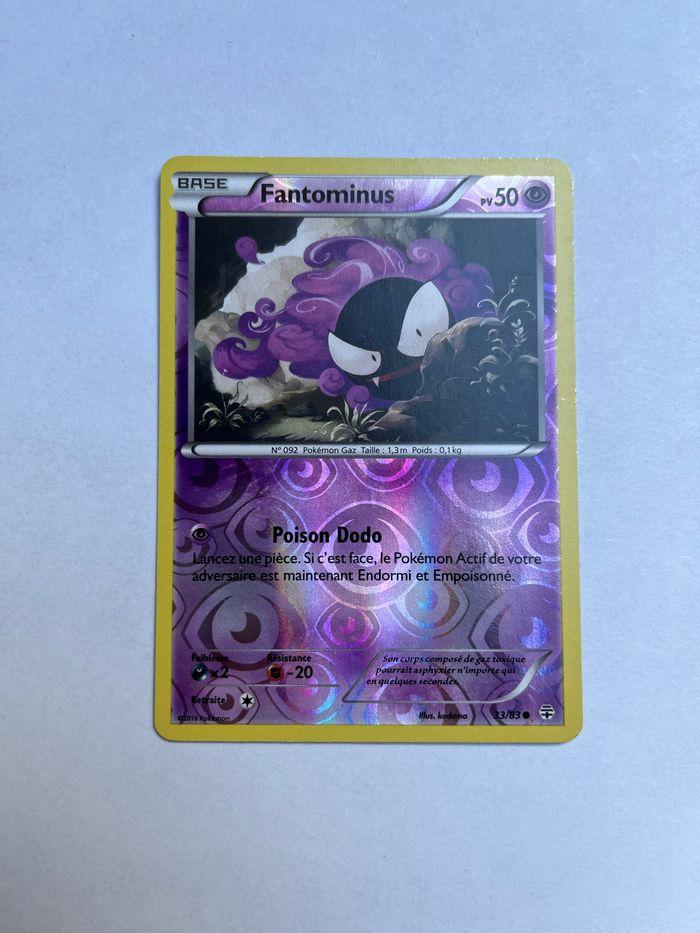 Cartes Pokémon Fantominus - 33/83 - photo numéro 1