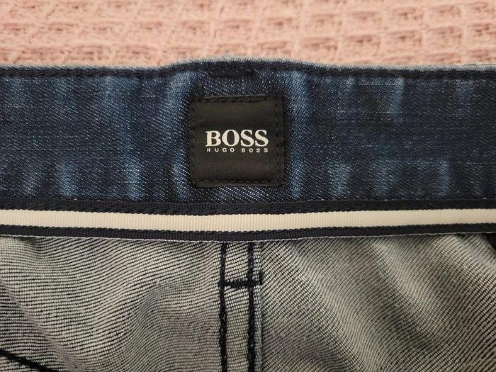 Jeans coupe droite Hugo Boss bleu taille W36 | FR 46 - photo numéro 6