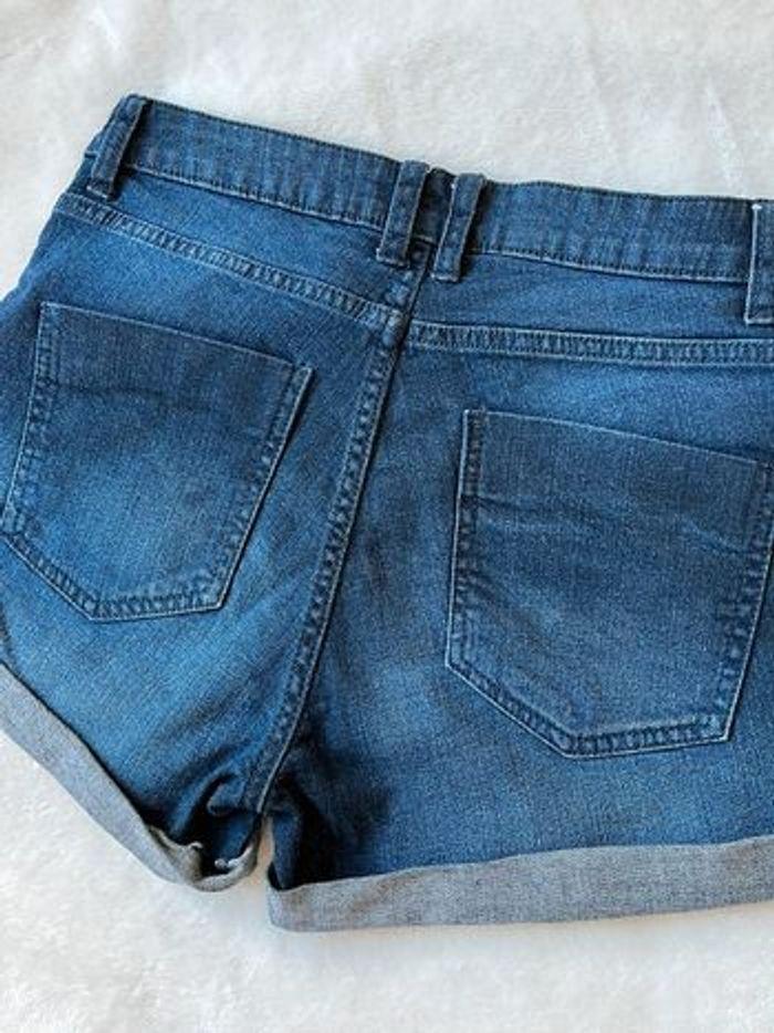 Short en jean délavé regular waist - photo numéro 5