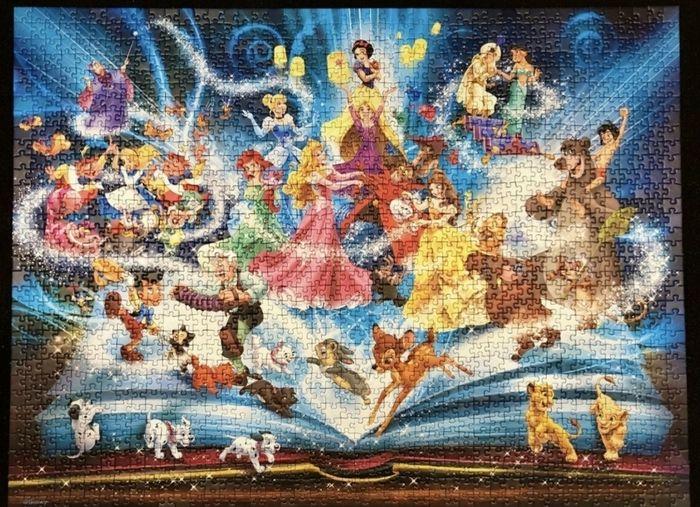 Puzzle 1500 pièces Livre magique des contes Disney 💙 - photo numéro 3