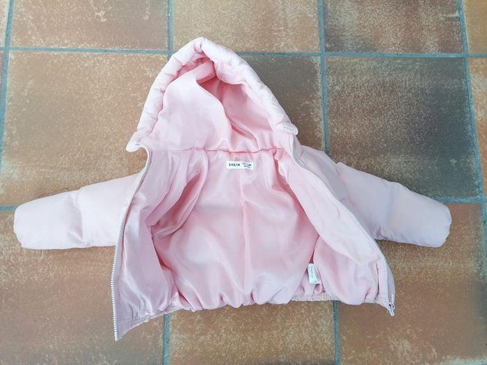 Veste bombers capuche bébé fille rose - photo numéro 3