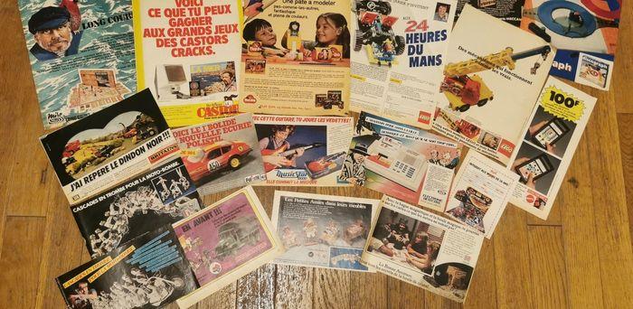 Gros lot anciennes publicités jouets fin 70 - photo numéro 4