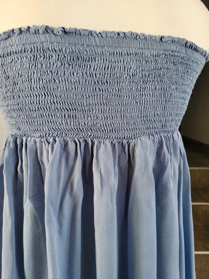 Robe sans manches courte bleue ciel taille 38 neuve sans étiquette Shein - photo numéro 4