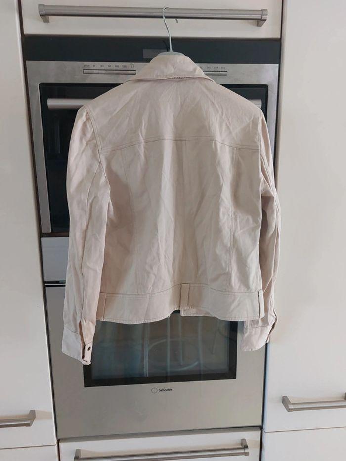 Veste caroll beige demi saison - photo numéro 6