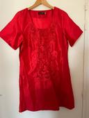 Robe rouge femme dentelle