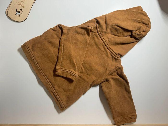 Pull à capuche marron, Kiabi 12 - 18 mois 👦🏻 - photo numéro 5