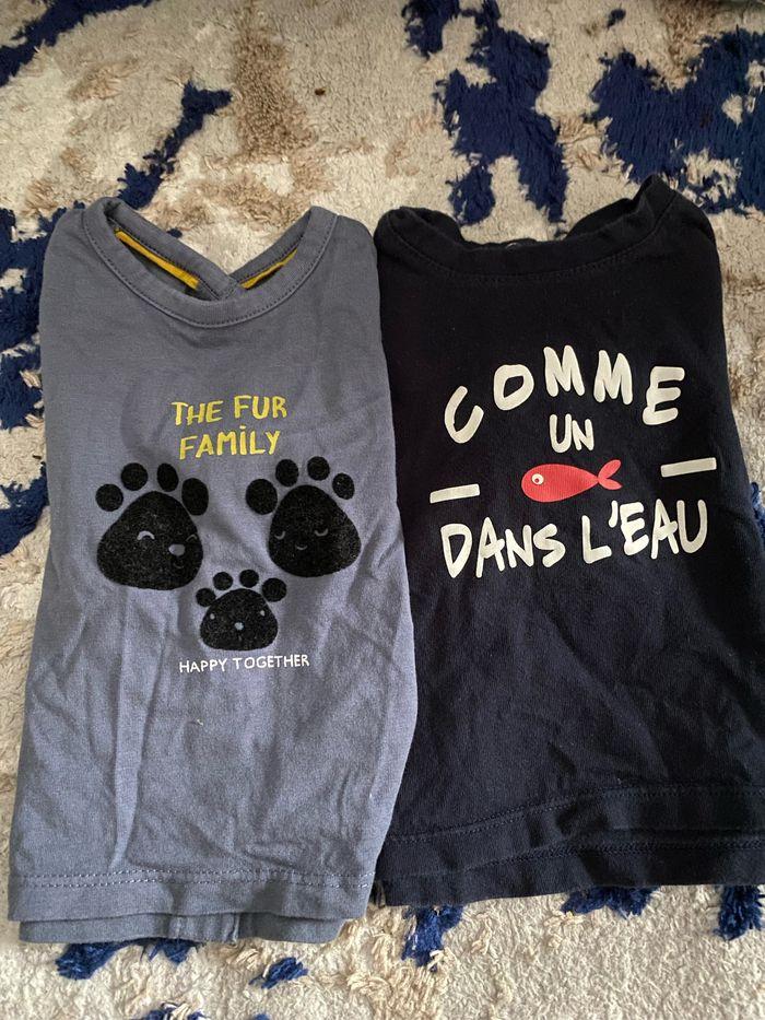 Lot de 2 teeshirt manches longues - photo numéro 1