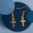 Boucles d'oreilles croix