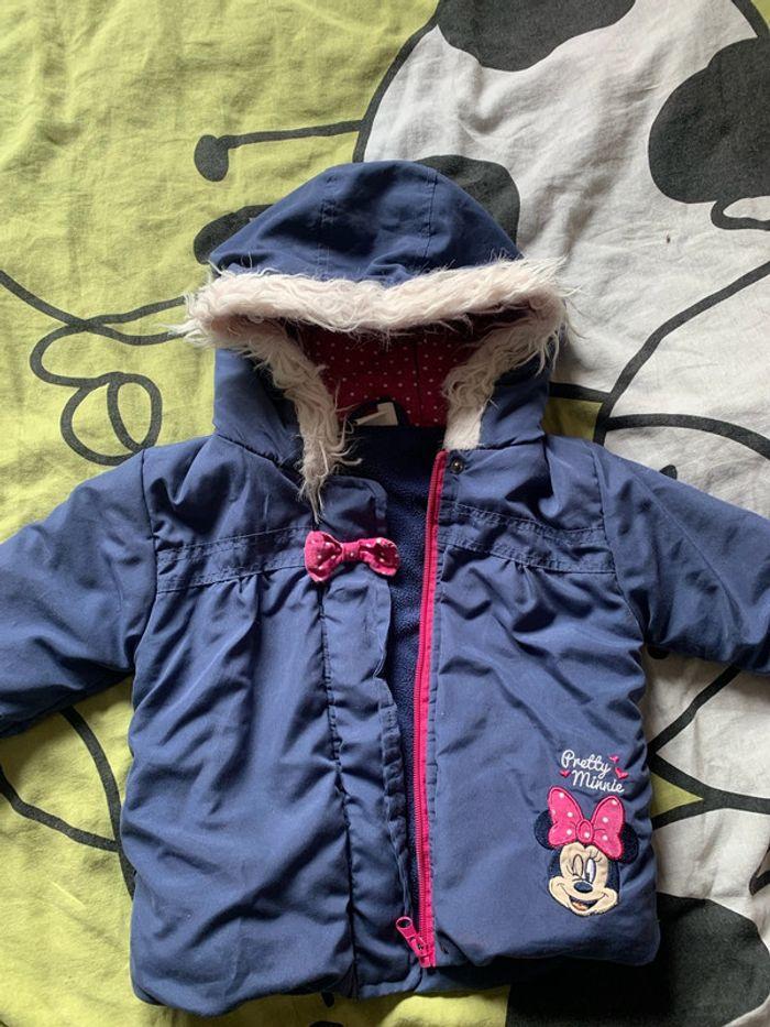 🛑 manteau minnie 🛑 taille 24 mois - photo numéro 1