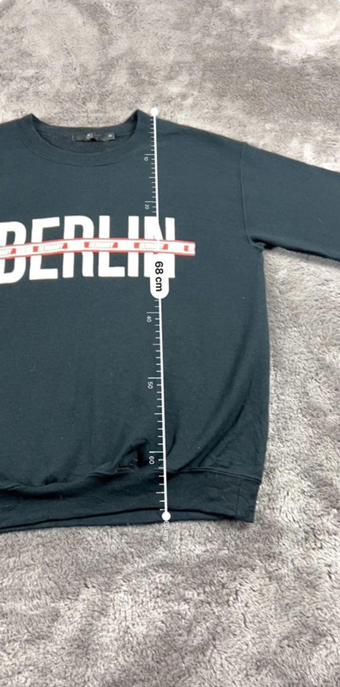 👕 Sweat 90’s Vintage Berlin Noir Taille S 👕 - photo numéro 3