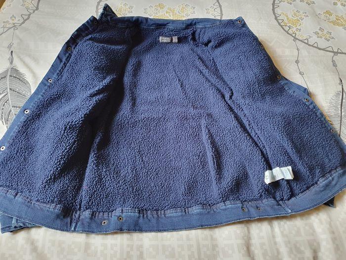 Veste en jean fourrée de taille 12ans - photo numéro 2