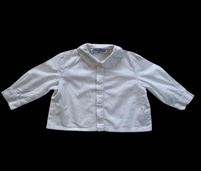 Chemise blanche Pinco Pallino, 3 mois - photo numéro 2