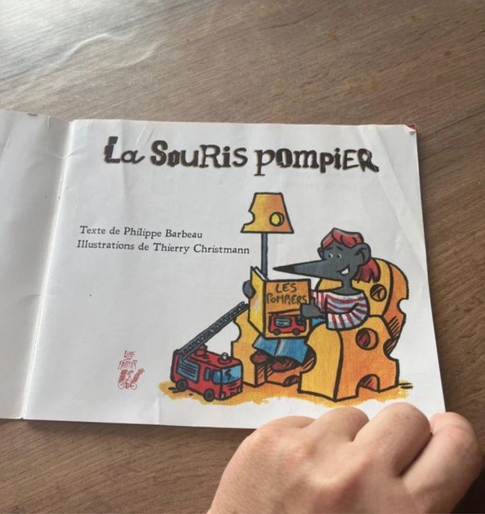 Livre la souris pompiers lire c est partie - photo numéro 2