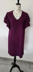 Robe violette manche volontes