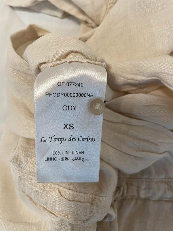 Combi-short lin beige Le Temps des Cerises - photo numéro 4