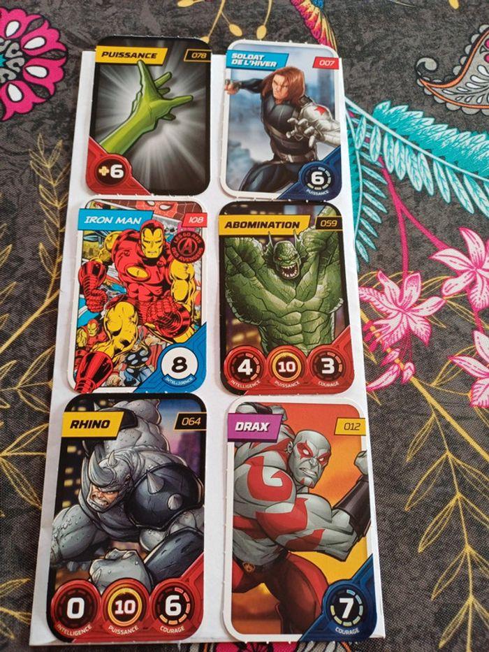 Cartes Marvel a collectionner - photo numéro 2