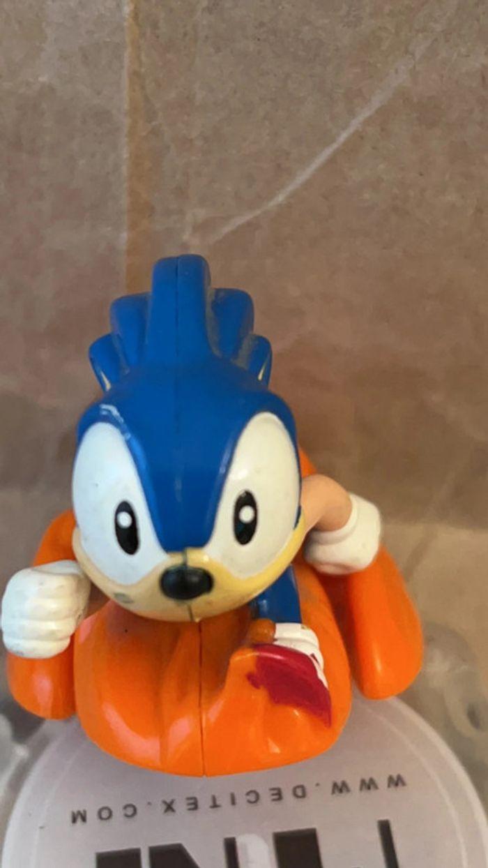 Mac Donald’s 1993 - Rare et collector lot de 3 jouets Sonic, Knuckles et Robotnik 6 à 9 cm - photo numéro 2