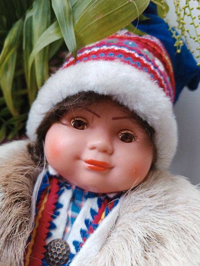 Poupée doll ethnique traditionnelle traditionnel esquimaux eskimo Alaska inuite fille garcon - photo numéro 15