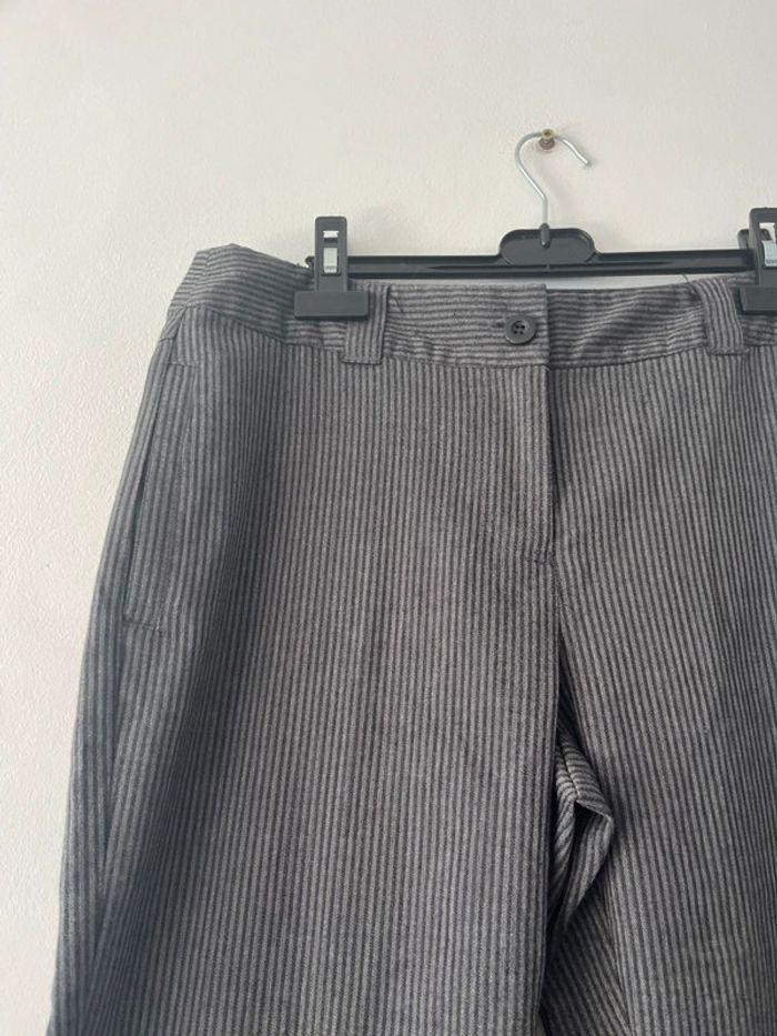 Pantalon fluide Gris - Taille 38 - photo numéro 2