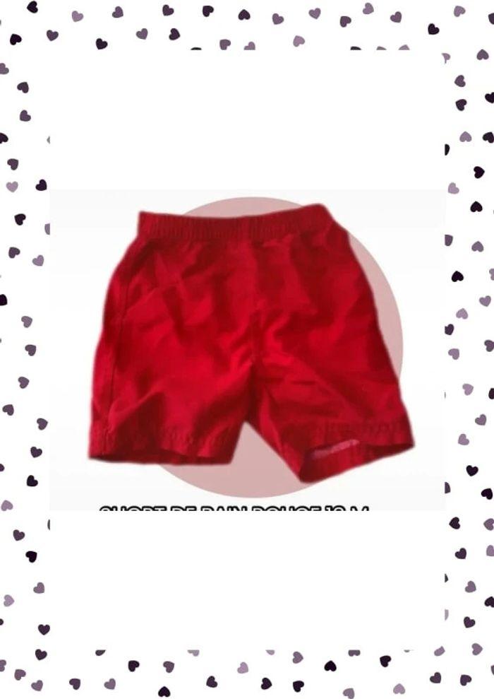 🐣 short de bain rouge 18 mois très bon état 🐣 - photo numéro 2