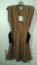 robe mi longue camel