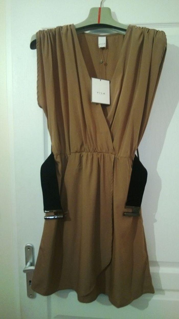 robe mi longue camel - photo numéro 1