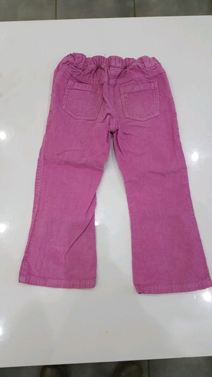 Pantalon velour rose 3 ans - photo numéro 2