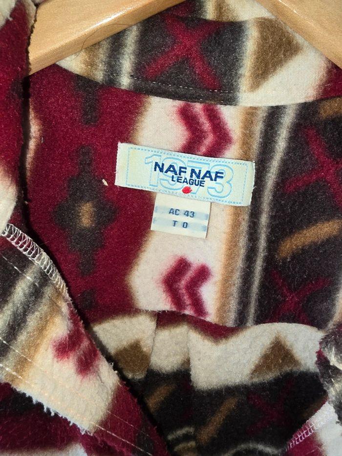 Chemise vintage  1980's naf naf  league  collection limitée - photo numéro 2