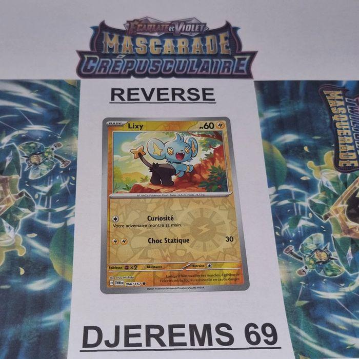 Carte Pokémon Lixy Reverse 066/167 EV06 Mascarade Crépusculaire TWM FR