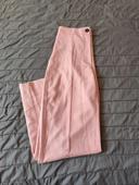 Pantalon fluide Bershka rose