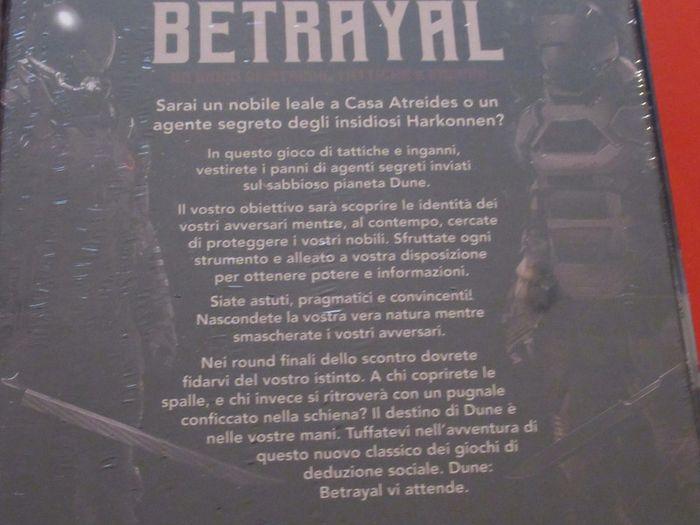 Dune Jeu de Plateau Betrayal Italiano Edizione - photo numéro 3